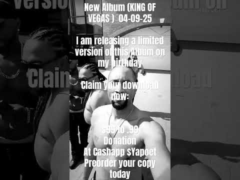 New Album (KING OF VEGAS )  04-09-25

www.lvculture.net#Lvculture #Kingofvegas #Album
