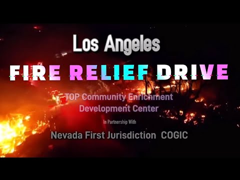 🟣 Thank You to everyone that generously gave to our Los Angeles Fire Relief Drive #togetherwecan