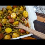Grandma’s Famous Sausage Green Bean Casserole