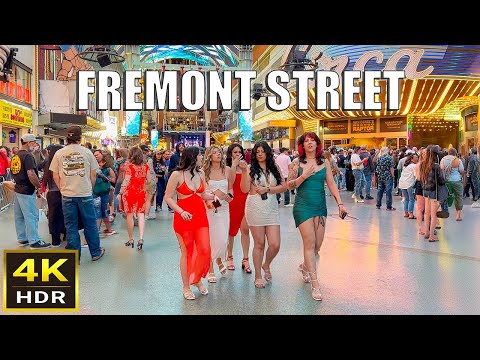 Fremont Street Las Vegas Midnight Walk - 2025 - Downtown Las Vegas