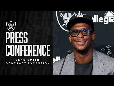 Geno Smith Contract Extension Press Conference - 4.7.25 | Raiders | NFL