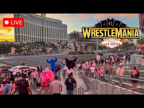 WWE WRESTLEMANIA 41 in Las Vegas LIVE (It’s CRAZY this Week!) 🎉
