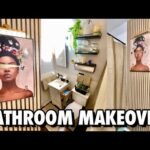 DIY SMALL BATHROOM MAKEOVER ON A BUDGET