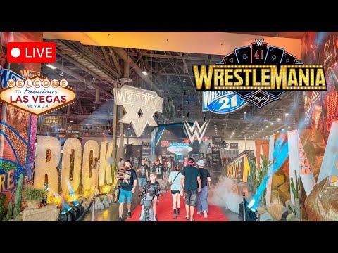It’s CRAZY in Las Vegas RIGHT NOW! (WWE WrestleMania 41) 🤯 🎉