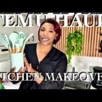 Kitchen Makeover pt. 4 | TEMU HAUL | Apartment Makeover On A Budget