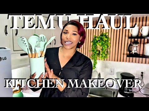 Kitchen Makeover pt. 4 | TEMU HAUL | Apartment Makeover On A Budget