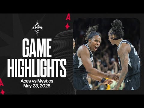 Las Vegas Aces vs Washington Mystics Highlights | 5.23.2025