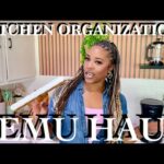 TEMU HAUL | Kitchen Makeover Organizer | Temu Spice Rack