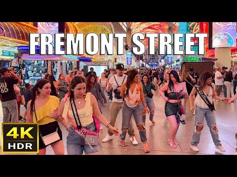 Fremont Street Las Vegas Midnight Walk - May 2025 - Downtown Las Vegas, Nevada