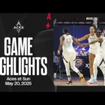 Las Vegas Aces at Connecticut Sun Highlights | 5.20.25