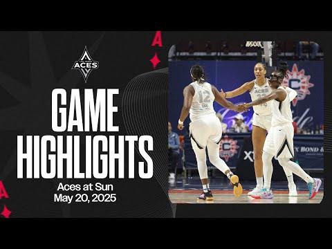 Las Vegas Aces at Connecticut Sun Highlights | 5.20.25