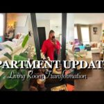 APARTMENT UPDATES | LIVING ROOM TRANSFORMATION | Small Apartment