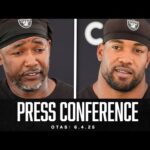Patrick Graham, Jackson Powers-Johnson, Elandon Roberts and Jeremy Chinn Presser – 6.4.25