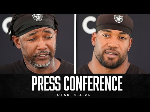 Patrick Graham, Jackson Powers-Johnson, Elandon Roberts and Jeremy Chinn Presser – 6.4.25