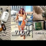 VLOG | AMAZON HAUL  + ROOFTOP POOL PARTY + CANDLE HAUL