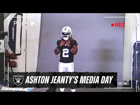 Ashton Jeanty Vlogs Raiders Media Day | NFL
