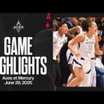 Las Vegas Aces at Phoenix Mercury Highlights | 6.29.25