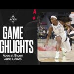 Las Vegas Aces vs Seattle Storm Highlights | 6.1.25
