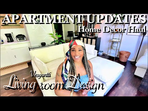 VLOG | Apartment Updates | Vesgantti Living Room Furniture | Home Decor Haul
