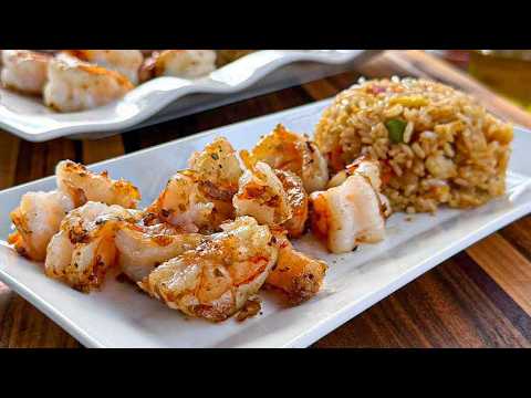 The Secret to JUICY Hibachi Shrimp on the Griddle