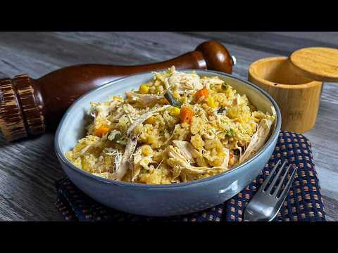 Dump & Go Crockpot Chicken and Rice