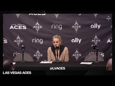 Las Vegas Aces vs Indiana Fever Postgame