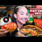 Trying TikTok’s MEGA Crunchwrap Supreme 🔥(Fatima’s LA Food Review) + Hot Cheeto Balls| Demetria Eats