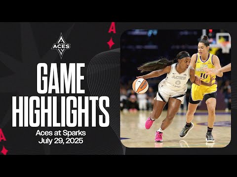 Las Vegas Aces at L.A. Sparks Highlights | 7.29.25