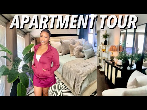 FURNISHED APARTMENT TOUR 2025 | MODERN HOME DECOR ON A BUDGET