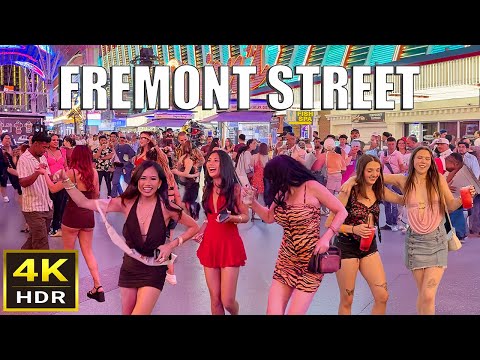 Fremont Street Las Vegas Midnight Walk - July 2025 - Downtown Las Vegas