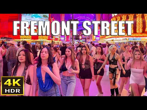 Fremont Street Las Vegas Walk - July 2025 - Downtown Las Vegas