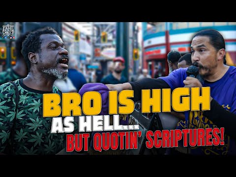 Bro Is High As Hell… But Quotin’ Scriptures!