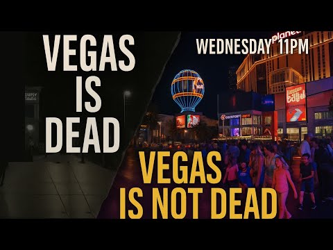 Who Said Vegas Is Dead? 11pm Wednesday Night Vegas Strip Walk Proves The Haters Wrong…