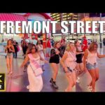 Fremont Street Las Vegas Saturday Night Walk – August 2025 – Downtown Las Vegas