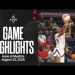 Las Vegas Aces at Washington Mystics Highlights | 8.23.25