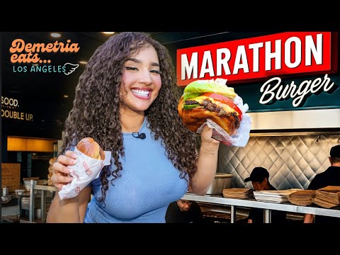 I Flew to LA to Try Marathon Burger — A Nipsey Hussle Legacy | Demetria Eats