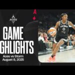 Las Vegas Aces vs Seattle Storm Highlights | 8.8.25