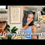 Mid-Century Modern Home Decor | Apartment Decorating On A Budget