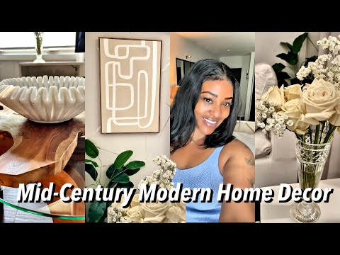 Mid-Century Modern Home Decor | Apartment Decorating On A Budget