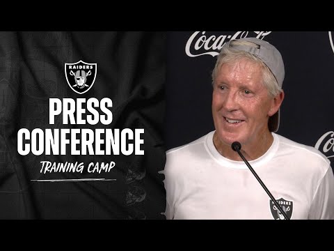 Pete Carroll, Geno Smith, Maxx Crosby and Jakobi Meyers Presser - 8.14.25