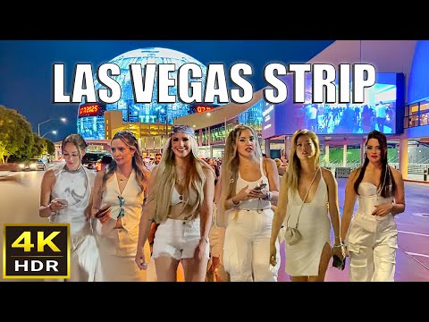 Las Vegas Strip Night Walk – August 2025 – Las Vegas, Nevada