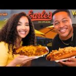 Trying the Famous Earle’s on Crenshaw w/ @LATRYGUY (Iconic LA Chili Dogs!) | Demetria Eats