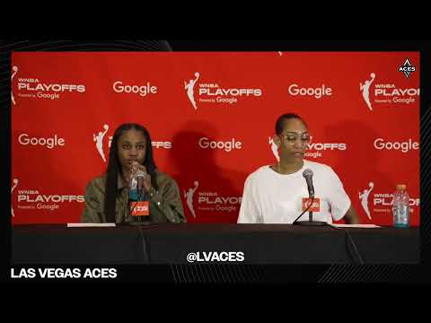 Las Vegas Aces vs Seattle Storm Postgame | Round 1 Game 3
