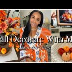 COZY FALL HOME DECORATE WITH ME | Budget Friendly Living Room Decor Ideas