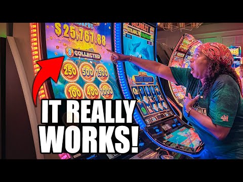 We WON on Slot Machines in Las Vegas using This New $40 Method