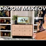 DECORATE WITH ME | Bedroom Makeover | Mid-Century Modern Decor | Closet Ideas
