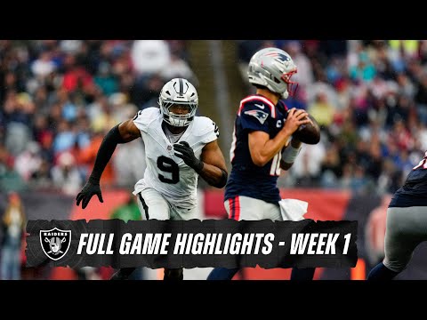 Las Vegas Raiders vs. New England Patriots Highlights | 2025 Week 1 | NFL