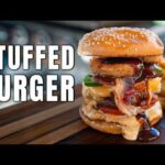 The Ultimate Stuffed Loaded Burger | Juicy, Cheesy & Flavor Packed!