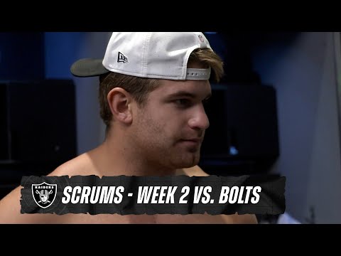 Jakobi Meyers, Dont'e Thornton Jr., Michael Mayer and Isaiah Pola-Mao Scrums | Week 2 vs. Chargers