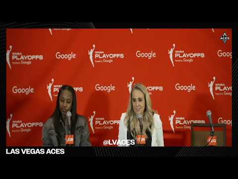 Las Vegas Aces vs Indiana Fever Postgame | Round 2 Game 5